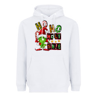 White ho ho holy shit Heavyweight Hoodie - FaDigitalArtStudio
