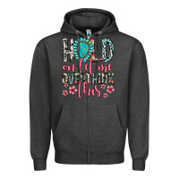 Charcoal Heather hold on let me overthink this Zipper Hoodie - Zillion Design Studio