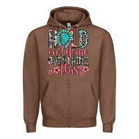 Chestnut hold on let me overthink this Zipper Hoodie - Zillion Design Studio