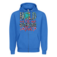 True Royal hold on let me overthink this Zipper Hoodie - Zillion Design Studio