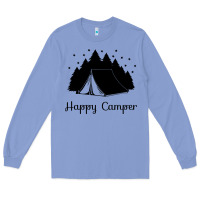 Colony Blue camping Long Sleeve Tee - Unal Design