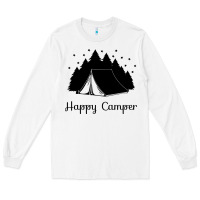 White camping Long Sleeve Tee - Unal Design