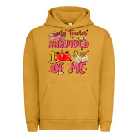 Pigment Peanut Butter my teacher survived 100 days of me Urban Hoodie - MaliasSmallBusiness