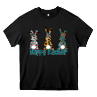 Black Happy Easter Heavy Core Tee - CowhideDigitalArt
