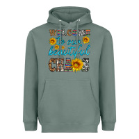 Sage welcome to our beautiful chaos Heavyweight Hoodie - HRA Design Shop