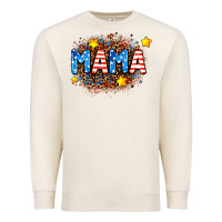 Sandshell usa Mama  leopard background Premium Sweatshirt - AdoDesignShop