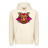 Tofu halloween highland cow horseshoe Premium Hoodie - Jasminsmagicworld