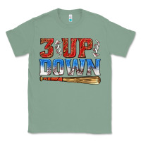Sage 3 up 3 down baseball Classic Tee - texasbilliewilder