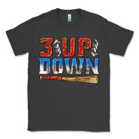 Smoke 3 up 3 down baseball Classic Tee - texasbilliewilder