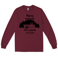 Burgundy making memories Long Sleeve Tee - Unal Design