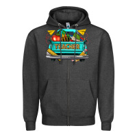 Charcoal Heather teacher truck Zipper Hoodie - texasbilliewilder