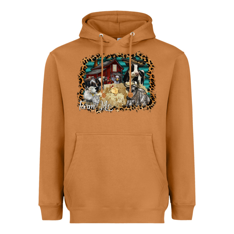 Farm Life 2 Heavyweight Hoodie by SublimationCraftShop | Teevron