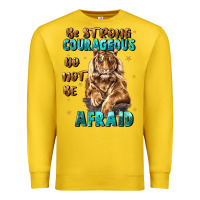 Lemon be strong and courageous Premium Sweatshirt - JahusDesignShop