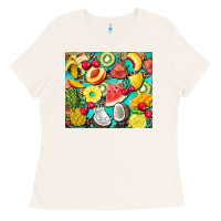 Bone summer fruits Ladies Tee - BarkalooDesign