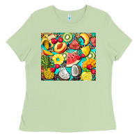 Matcha summer fruits Ladies Tee - BarkalooDesign