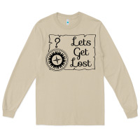 Mushroom lets get lost Long Sleeve Tee - Unal Design