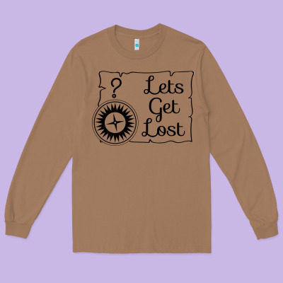 Long Sleeve Tee lets get lost