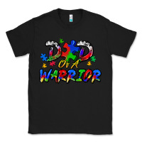 Black dad of a warrior Classic Tee - Zillion Design Studio
