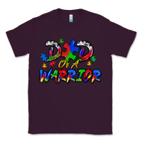 Plum dad of a warrior Classic Tee - Zillion Design Studio