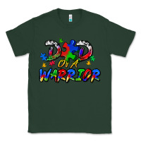 Sports Green dad of a warrior Classic Tee - Zillion Design Studio