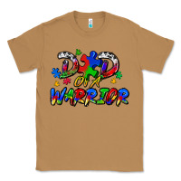 Toasted Coconut dad of a warrior Classic Tee - Zillion Design Studio