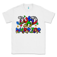 White dad of a warrior Classic Tee - Zillion Design Studio