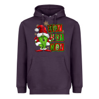 Plum ho ho no christmas gnomes Heavyweight Hoodie - FaDigitalArtStudio