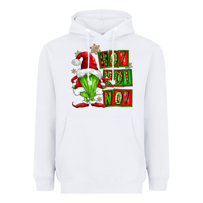 Ho Ho No Christmas Gnomes Heavyweight Hoodie by FaDigitalArtStudio | Teevron