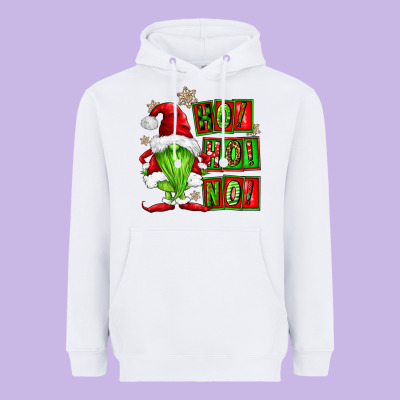 Ho Ho No Christmas Gnomes Heavyweight Hoodie Designed By Fadigitalartstudio