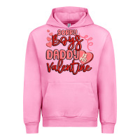 Fuchsia Pink sorry boys daddy is my valentine Urban Hoodie - MaliasSmallBusiness