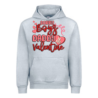 Heather Grey sorry boys daddy is my valentine Urban Hoodie - MaliasSmallBusiness