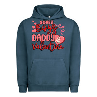 Pigment Midnight Navy sorry boys daddy is my valentine Urban Hoodie - MaliasSmallBusiness