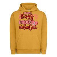 Pigment Peanut Butter sorry boys daddy is my valentine Urban Hoodie - MaliasSmallBusiness