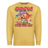 Antique Gold grow your own way Premium Sweatshirt - JahusDesignShop