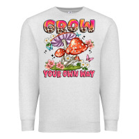 Oatmeal Heather grow your own way Premium Sweatshirt - JahusDesignShop