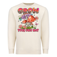 Sandshell grow your own way Premium Sweatshirt - JahusDesignShop
