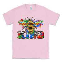 Bubblegum Pink bee kind autism Classic Tee - Zillion Design Studio