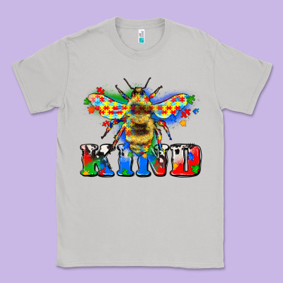 Classic Tee bee kind autism