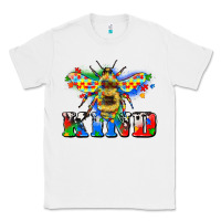 White bee kind autism Classic Tee - Zillion Design Studio