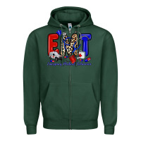 Sports Green emt emergency medical technician Zipper Hoodie - Zillion Design Studio
