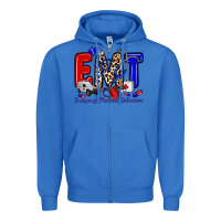 True Royal emt emergency medical technician Zipper Hoodie - Zillion Design Studio