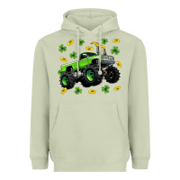 Matcha Monster truck st patricks day Heavyweight Hoodie - Neo Western