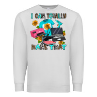Dove Grey i can totally make that Premium Sweatshirt - AdoDesignShop
