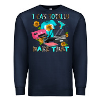 Navy i can totally make that Premium Sweatshirt - AdoDesignShop