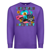 Purple i can totally make that Premium Sweatshirt - AdoDesignShop