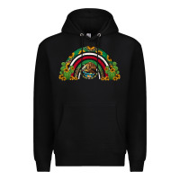 Black mexican flag cactus and sunflowers rainbow Premium Hoodie - Jasminsmagicworld