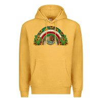 Mustard mexican flag cactus and sunflowers rainbow Premium Hoodie - Jasminsmagicworld