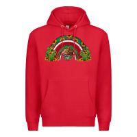Red mexican flag cactus and sunflowers rainbow Premium Hoodie - Jasminsmagicworld