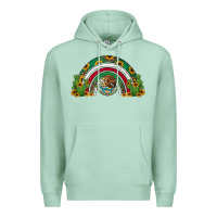 Seafoam mexican flag cactus and sunflowers rainbow Premium Hoodie - Jasminsmagicworld