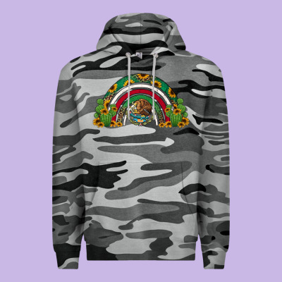 Mexican Flag Cactus And Sunflowers Rainbow Premium Hoodie Designed By Jasminsmagicworld